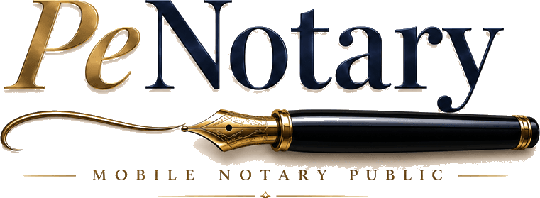 PeNotary mobile notary public